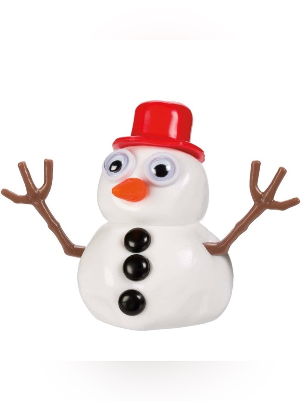 Melting Snowman Putty Slime Kit: Reusable Winter Stocking Stuffer keycraft (3) - Picture 2 of 6